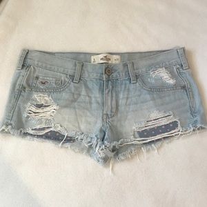 Hollister Distressed Short Shorts Sz 5